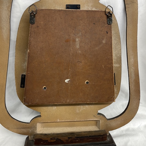 Western lantern wall shadow box hanging ceramic western items 19x14 - Picture 4 of 8